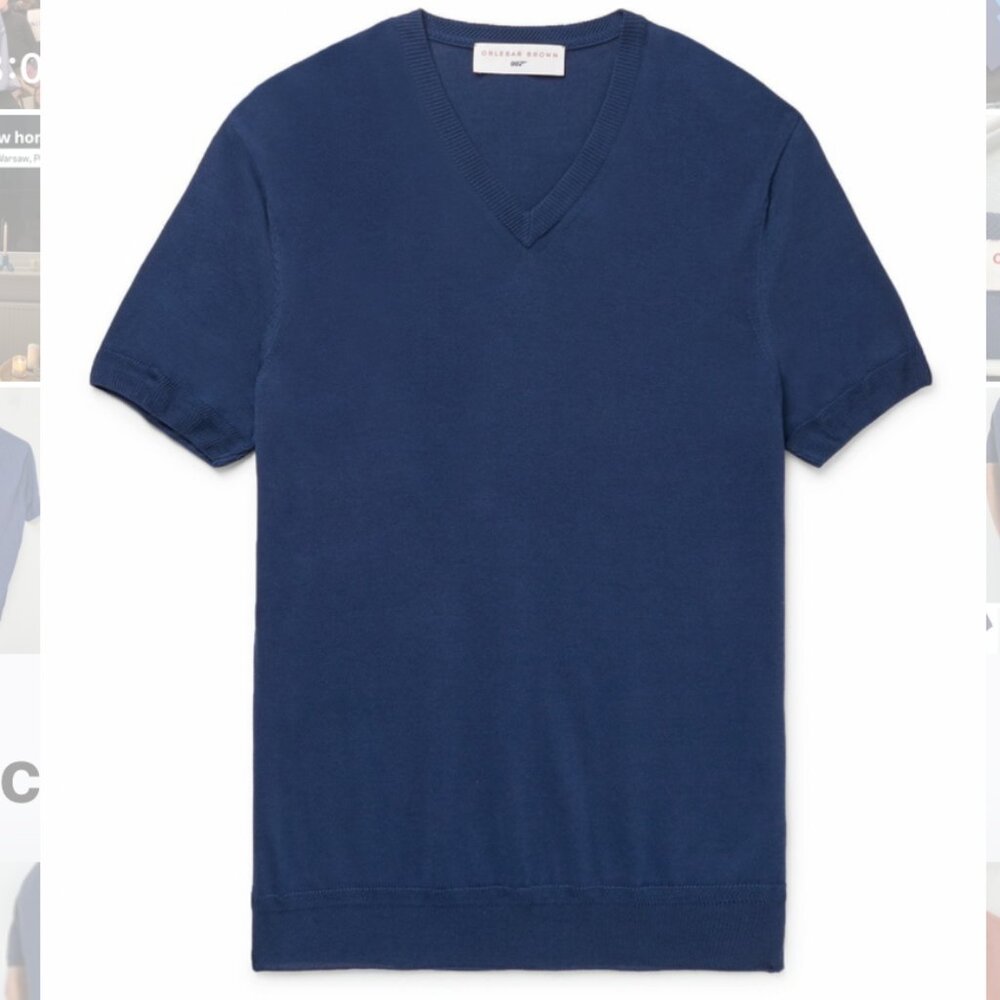 Orlebar Brown - 007 Blue Slim-Fit Cotton and Silk-Blend Sweater in XS